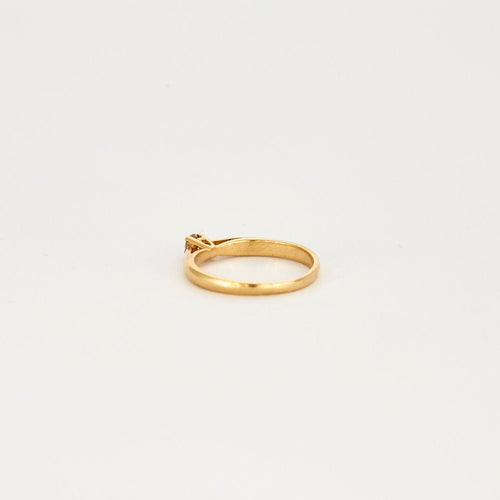 Bague solitaire diamant 0.10ct