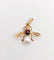 Pendentif Pendentif abeille or rose, grenat et perles (circa 1900) 58 Facettes A06273