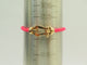 Bracelet bracelet FRED force 10 gm 0b0007 manille en or rose 18k cordon rose 58 Facettes 271114