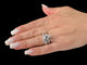 Ligne Vendome Bague or blanc diamants