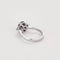 Bague 54 Bague en Or blanc rubis et diamants 58 Facettes LJ25-302
