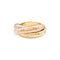 Bague 51 Bague Cartier, "Constellation", trois ors et diamants. 58 Facettes 34820