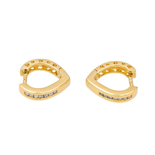 Boucles d'oreilles Boucles d'oreilles Or jaune Diamant 58 Facettes 2564905CN