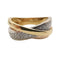 Bague 57 Guy Laroche - Bague 3 ors & diamants 58 Facettes