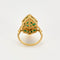 Bague 58 Bague Marquise or jaune, diamants et émeraudes 58 Facettes GU163