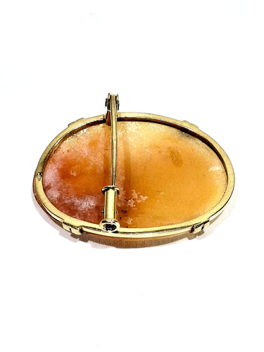 Broche Broche Camée Coquillage En Or 58 Facettes
