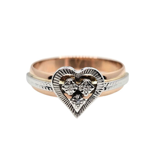 Bague 58.5 Bague Diamants Or rose 58 Facettes 473