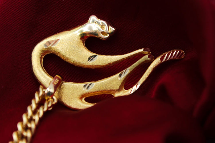 Pendentif Pendentif Panthère 58 Facettes 250191