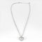 Collier Collier et pendentif "Coeur" en or gris et diamants 58 Facettes COMP1307