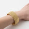 Bracelet Exceptionnel Bracelet Manchette Or Jaune 58 Facettes