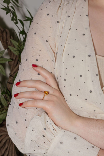 Bague 53 Bague  Or jaune Citrine, Grenat 58 Facettes 4167003RV