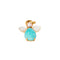 Pendentif Isabelle Langlois Pendentif   Or rose Amazonite, Nacre, Perle rose 58 Facettes 4521849CN