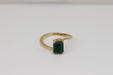 Ring 53 Emerald Twist Ring 58 Facettes