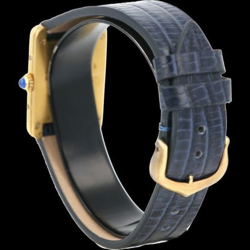 Montre Cartier Montre Tank Vermeil Must De Cartier Vermeil 58 Facettes MT43328