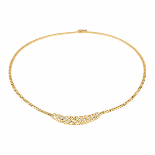 Collier Collier Or jaune Diamant 58 Facettes 3951645CN