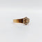 Petite bague marguerite antique or rose 18k et perles (circa 1900) 58 Facettes A06298