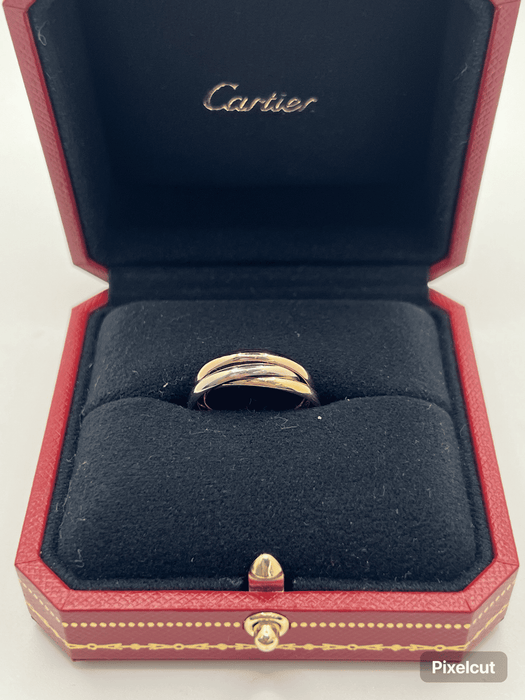 Bague 51 CARTIER - Alliance Trinity 58 Facettes 00030101