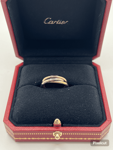 Bague 51 CARTIER - Alliance Trinity 58 Facettes 00030101