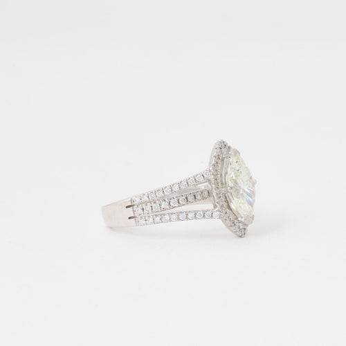 Bague 51 Bague diamant marquise 1.59ct 58 Facettes