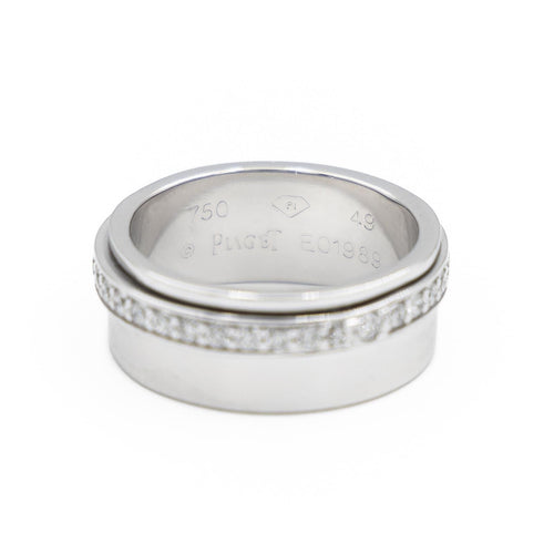 51 Piaget Bague Possession Or blanc Diamant 58 Facettes 1630236CN