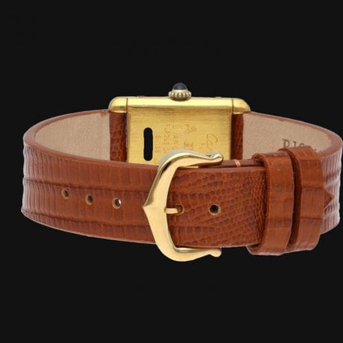 Montre Cartier Montre Tank Vermeil 58 Facettes MT44338