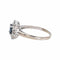 Bague 59 Bague Margueritte Or blanc Saphir, Diamant 58 Facettes 4878498CN
