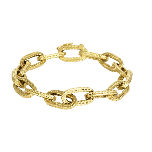 Bracelet Bracelet chaîne d'ancre en or jaune 58 Facettes BEA3739