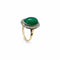 Bague 52 Bague en or jaune et blanc avec jade vert et diamants 58 Facettes 50397