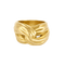 Bague 51,5 Bague en or jaune à motif noeud stylisé ciselé 58 Facettes MON1102