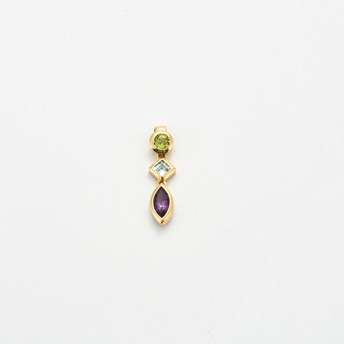 Pendentif Pendentif Améthyste Aigue-marine Péridot 58 Facettes 240051