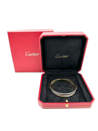 Bracelet CARTIER. Collection "Trinity", bracelet 3 ors 18K (PM) 58 Facettes