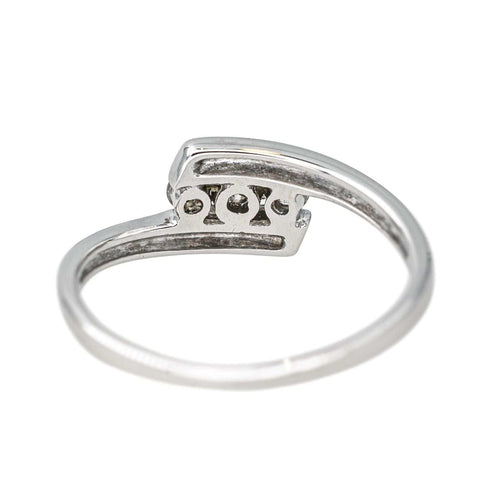 Bague 49 Bague Trilogie Or blanc Diamant 58 Facettes 4607369RV