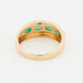 Ring 60 YELLOW GOLD EMERALD RING 58 Facettes Ref 9061/18
