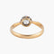 Bague 55 Bague Solitaire ancien or jaune et platine 58 Facettes 443
