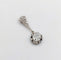 Pendentif Pendentif art deco or blanc 18k diamant 0,80 carats (circa 1920) 58 Facettes A06128