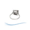Bague Bague Vintage carrée - Diamants 0,44 carat - Or gris 18 K et platine 58 Facettes AA 1697