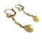 Boucles d'oreilles Boucles d'oreilles en or 18 ct de style rétro avec perles 58 Facettes Q48B
