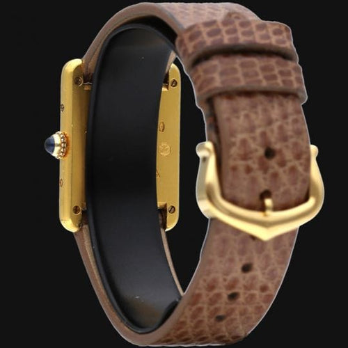 Montre Cartier Montre Tank Vermeil 58 Facettes MT42665