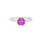 Bague 52 Bague TIFFANY & CO, "Novo" platine, saphir rose et diamants. 58 Facettes 34529