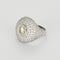 Bague 52 EDOUARD NAHUM - Bague Céleste  or blanc diamants 58 Facettes LP1451/