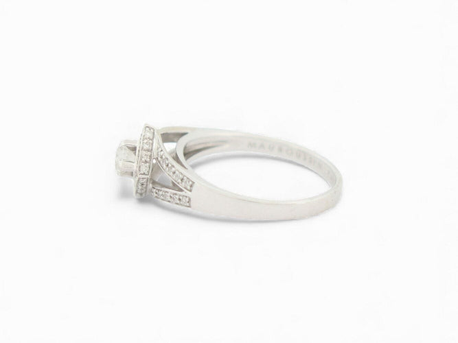 Bague 50 bague MAUBOUSSIN love my love t50 diamants 0.41ct or blanc 18k 2.8gr 58 Facettes 271099