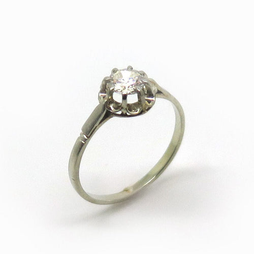 Bague 57 Solitaire en diamant 58 Facettes