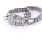 Bracelet Bracciale decò en platine et diamants 58 Facettes