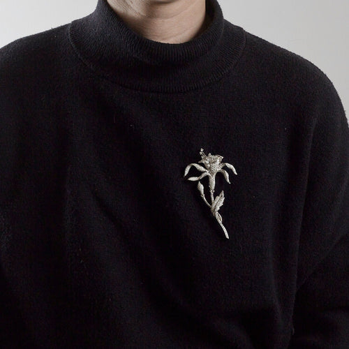 Broche Broche Fleur en diamants 58 Facettes 3587