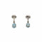Boucles d'oreilles Boucles d'oreilles - Or blanc, Diamants & Aigue-Marines 58 Facettes 250319R