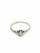 Bague 62.5 Solitaire en platine et diamants 58 Facettes