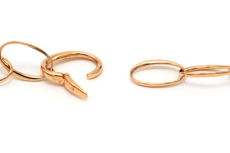 Collier POMELLATO - Collier contemporain en or rose 58 Facettes 22945