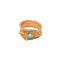 Bague 54 Bague Vintage Ruban d’or, turquoise 58 Facettes 793328