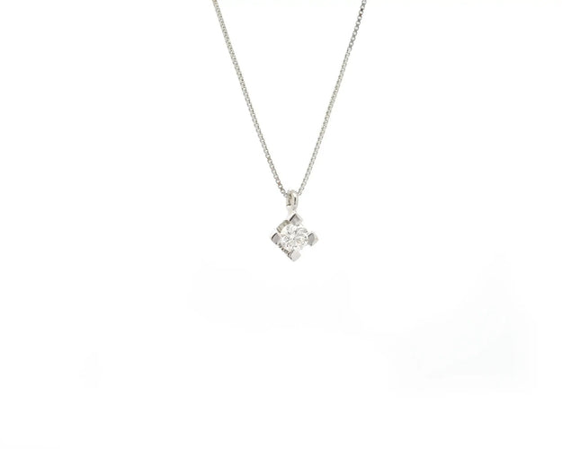 Collier Collier à point lumineux Ct 0,17 58 Facettes 13514