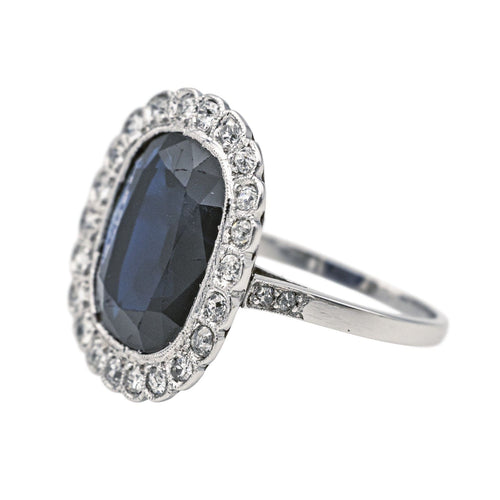 Bague 53 Bague Pompadour Platine Saphir, Diamant 58 Facettes 3904864CN